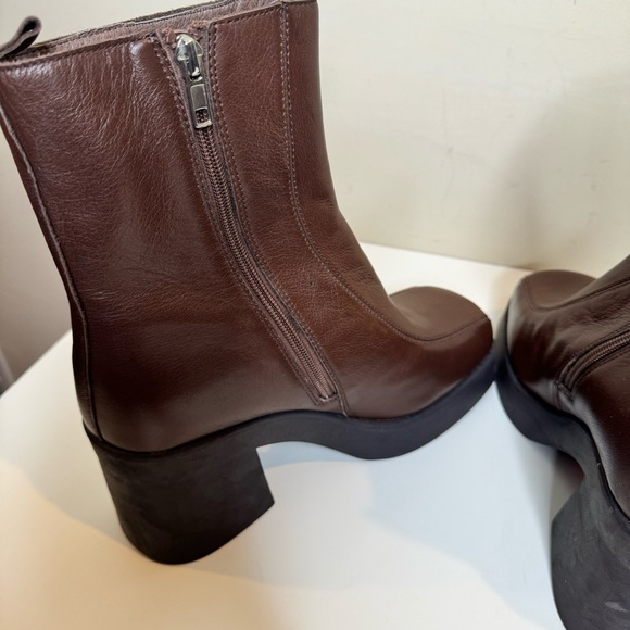 Steve Madden Hope Brown Leather boots size 11 - Picture 7 of 10